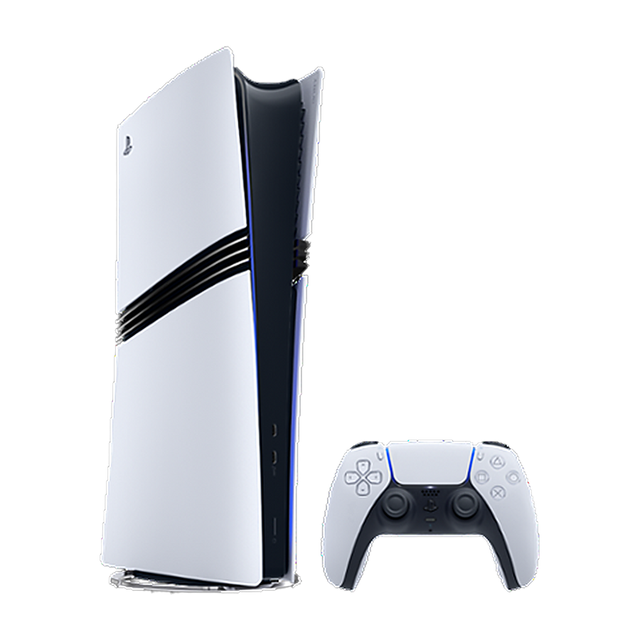PS5 Pro console with DualSense controller