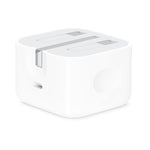 Apple 20W USB-C Power Adapter with folded pins and USB-C port